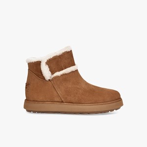 Ugg Classic Mini Spill Seam BLVD Women Boots Brown (8370OMWDT)